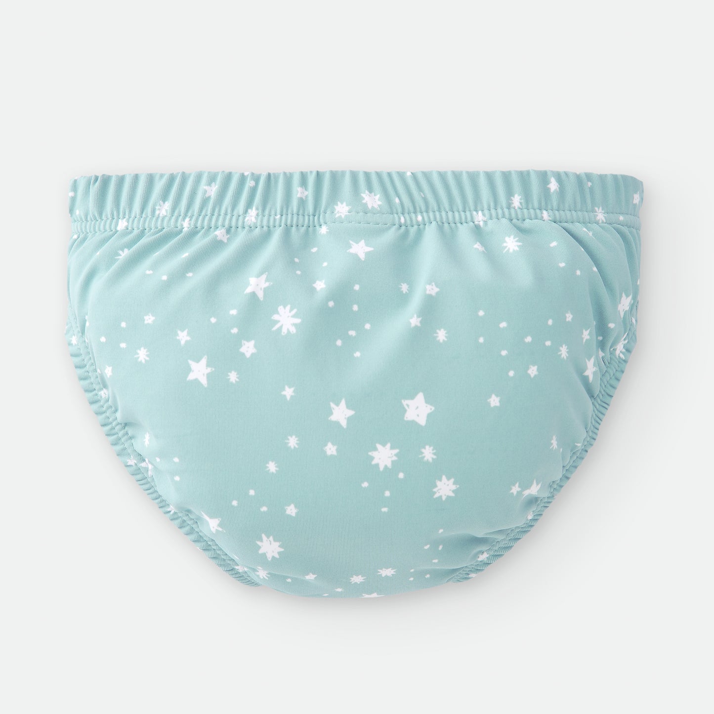 Bañador de bebé CON PAÑAL INCORPORADO estampado "Estrellas" AZUL Waterlemon