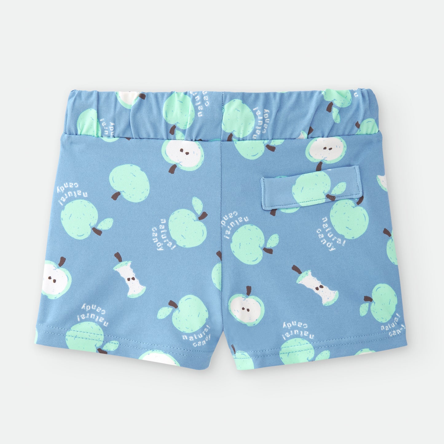 Boxer de niño estampado "Manzanas" AZUL Waterlemon hasta talla 10 años