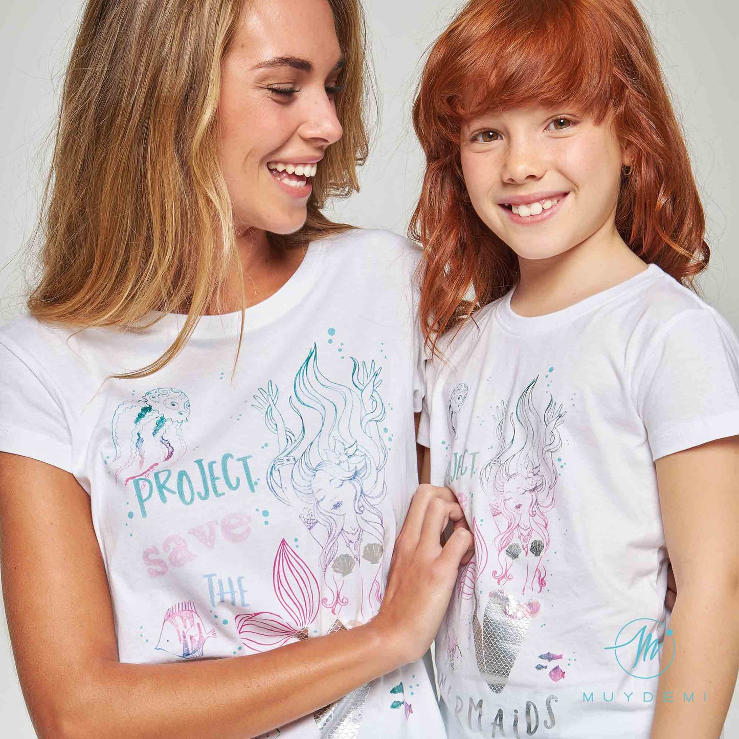 Pijama verano niña estampado sirenas Muydemi
