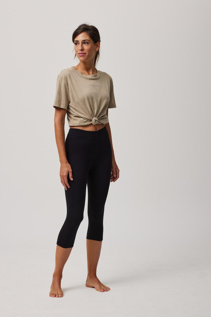 Legging mujer algodón corte pirata Ysabel Mora