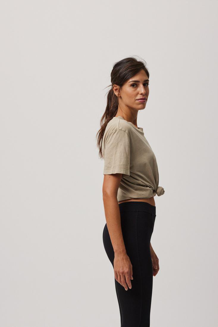 Legging mujer algodón corte pirata Ysabel Mora