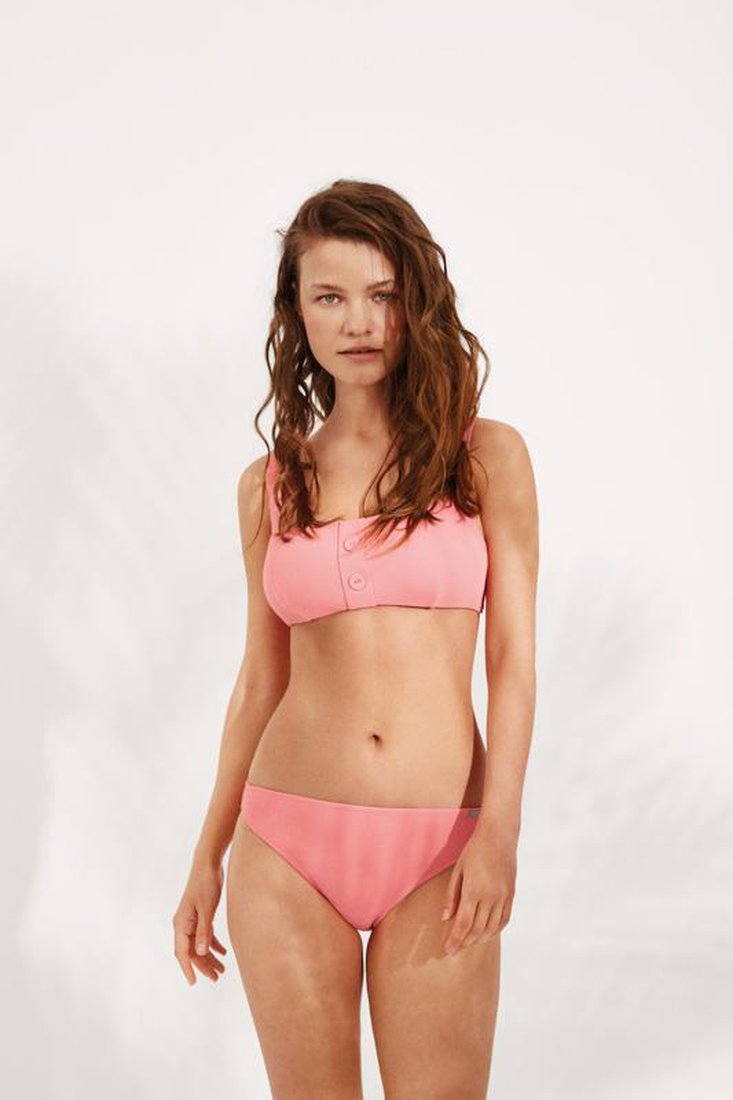 Top de bikini sin aros COMBINABLE color azul YSABEL MORA