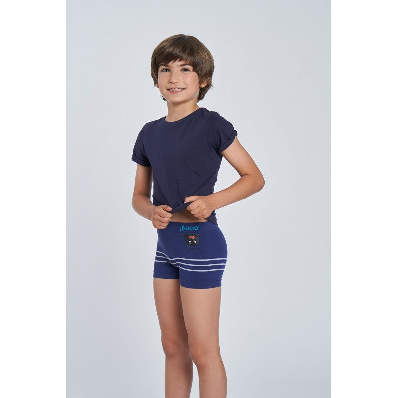 2 boxer algodón sin costuras para niño Kehat