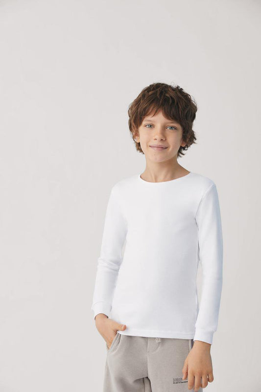 Camiseta infantil manga larga algodón de invierno YSABEL MORA