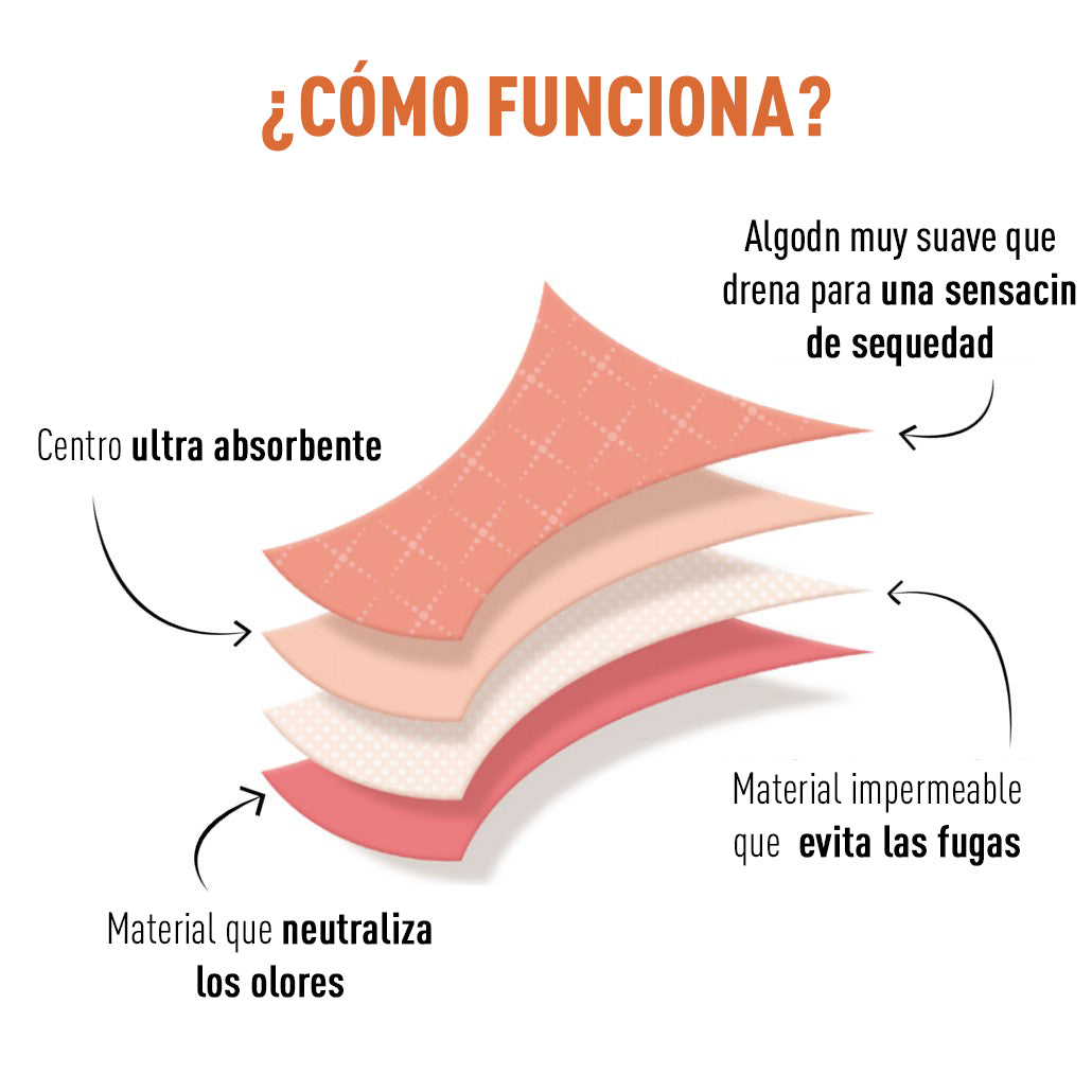Braga menstrual lavable FLUJO MEDIO Dim