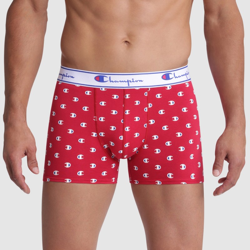 Pack 2 Boxers goma vista con logo Champion