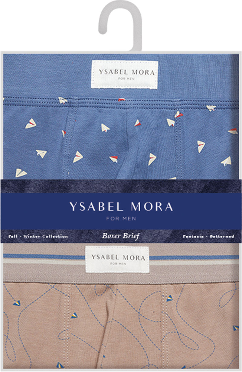 Pack 2 bóxer algodón estampado YSABEL MORA