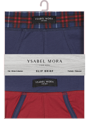Pack-2 Slips hombre fantasía algodón Ysabel Mora
