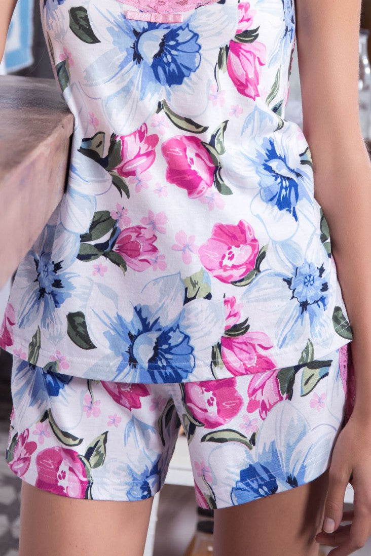 Pijama mujer algodón Flower Love talla L Admas