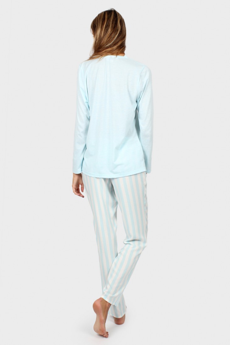 Pijama mujer Admas Classic Stripes talla XL