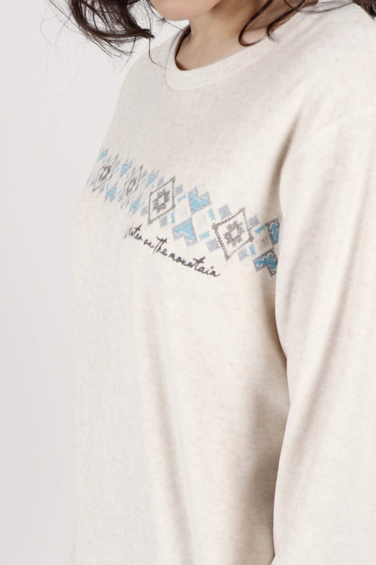 Pijama de mujer "Winter on the mountain" Admas