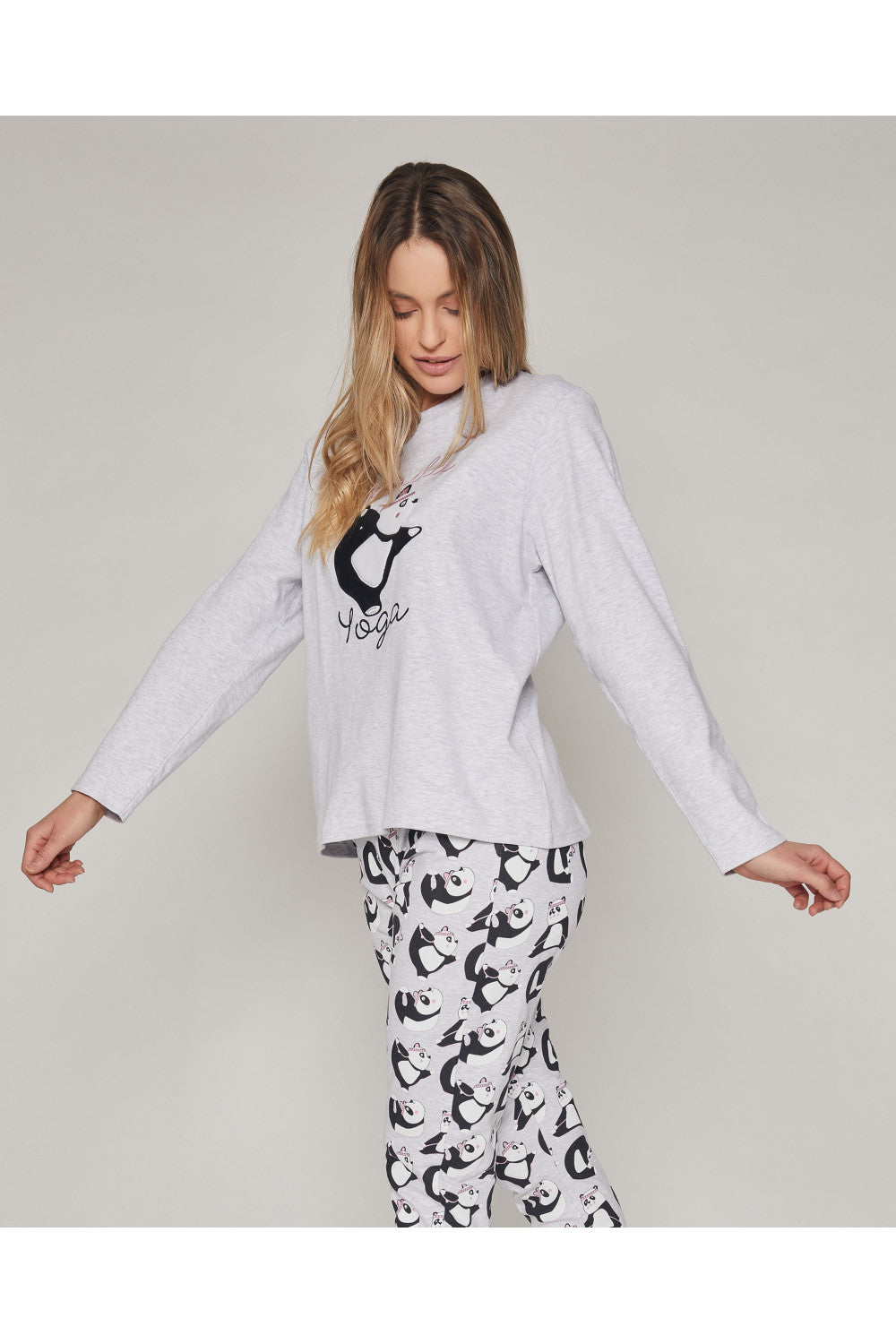 Pijama mujer admas yoga panda
