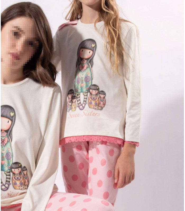 Pijama niña algodón Gorjous SANTORO "Seven Sisters" by ADMAS