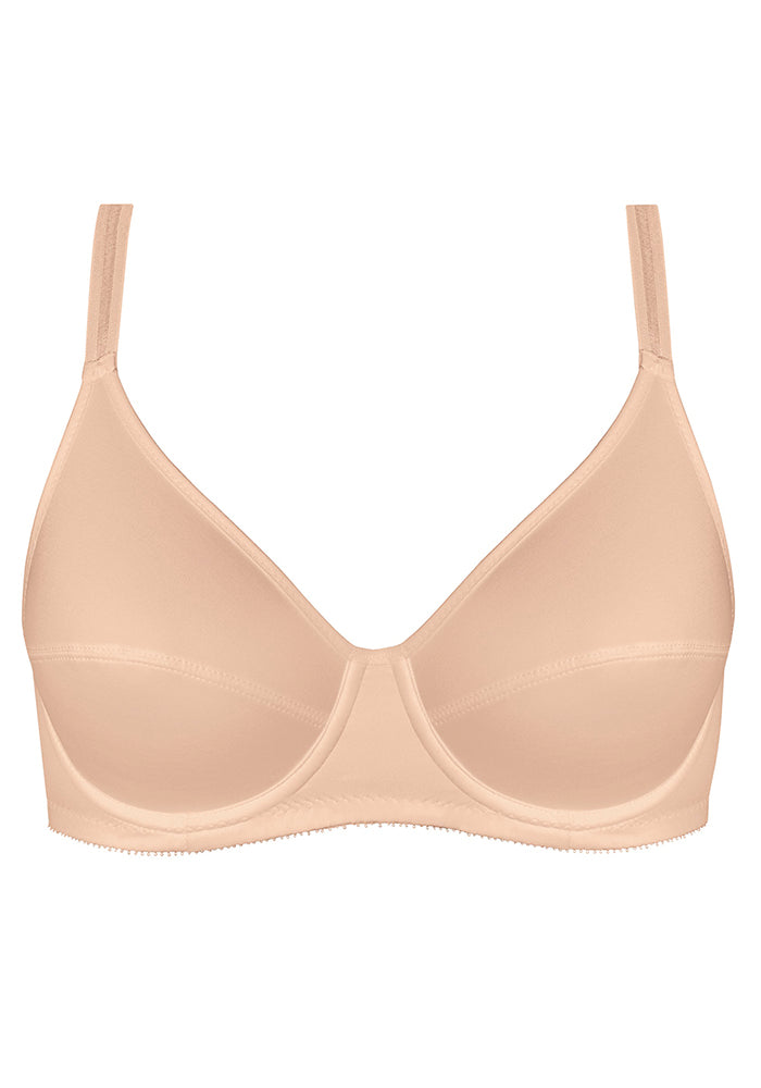 Sujetador Playtex Cruzado Magico con aro y SIN RELLENO copas B y C www.tucorseteria