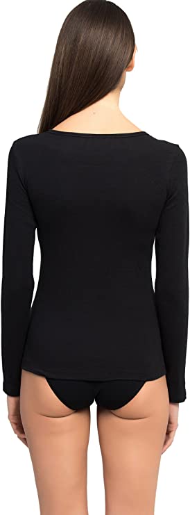 Camiseta interior de mujer Princesa-Playtex algodón manga larga