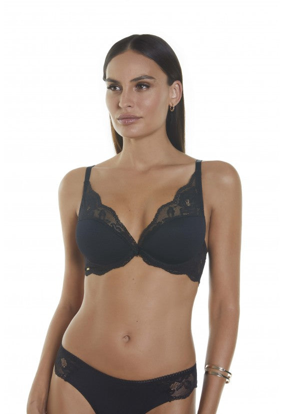 Sujetador con aro y foam de escote profundo Selmark UXIA copas B y C