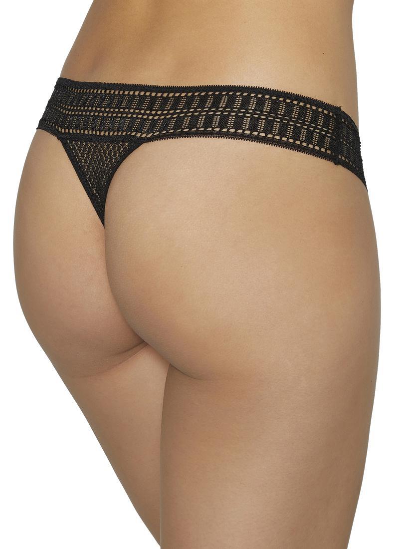 TANGA NEGRO ENCAJE YSABEL MORA