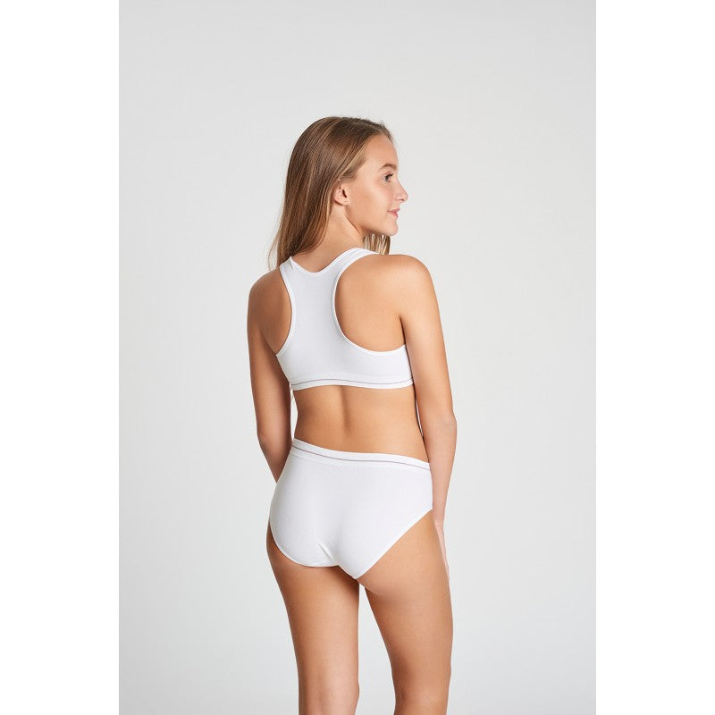 Conjunto top+braguita Colegial KEHAT