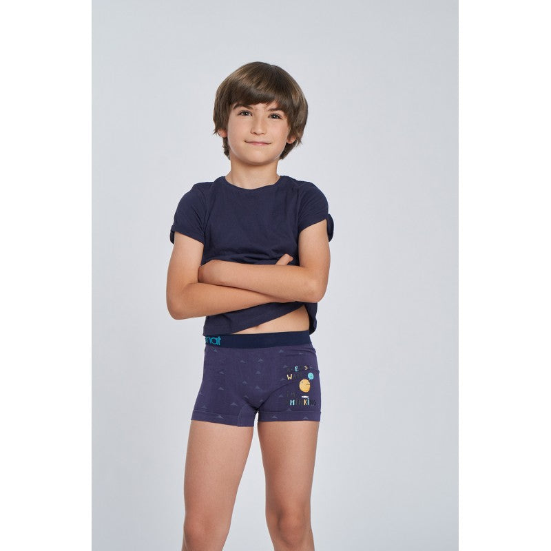 Pack 2 boxer sin costuras algodón estampado "Please wait" KEHAT