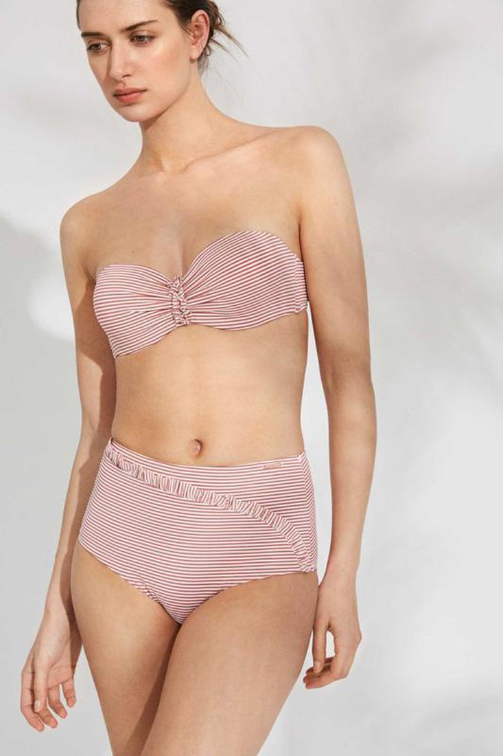 Bikini bandeau Push Up copa B con braga alta YSABEL MORA