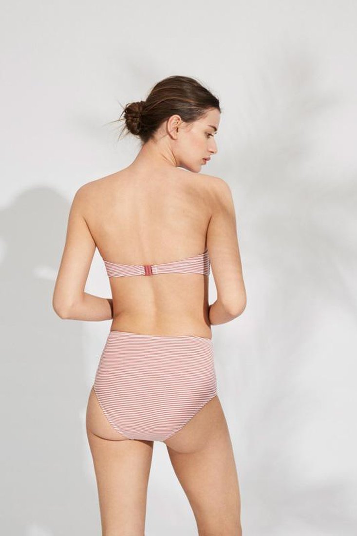 Bikini bandeau Push Up copa B con braga alta YSABEL MORA