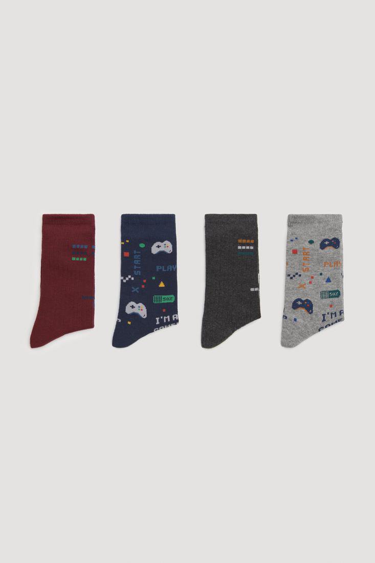 Pack 2 calcetines niño algodón estampado "Gamer" YSABEL MORA