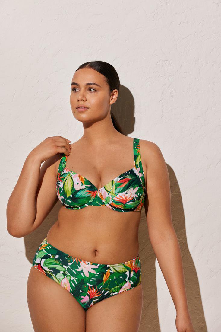 Top bikini reductor mujer con aro copa F YSABEL MORA