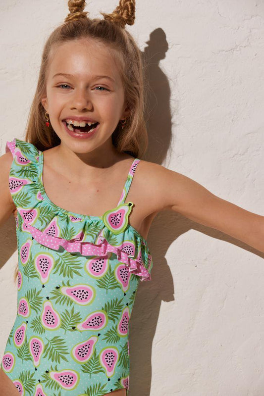 bañador niña escote asimétrico ysabel mora