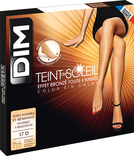 Panty sin dedos para sandalias DIM Teint De Soleil