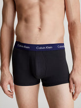 Cargar imagen en el visor de la galería, Pack 3 Boxer Cotton Stretch negros-elástico color CALVIN KLEIN