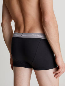 Pack 3 Boxer Cotton Stretch negros-elástico color CALVIN KLEIN