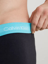 Cargar imagen en el visor de la galería, Pack 3 Boxer Cotton Stretch negros-elástico color CALVIN KLEIN