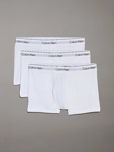 Cargar imagen en el visor de la galería, Pack 3 Boxer BLANCOS Modern Cotton extra soft stretch CALVIN KLEIN