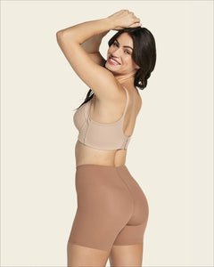 Faja pantalón invisible CON ALMOHADILLA EXTRAIBLE push up levanta glúteos Leonisa