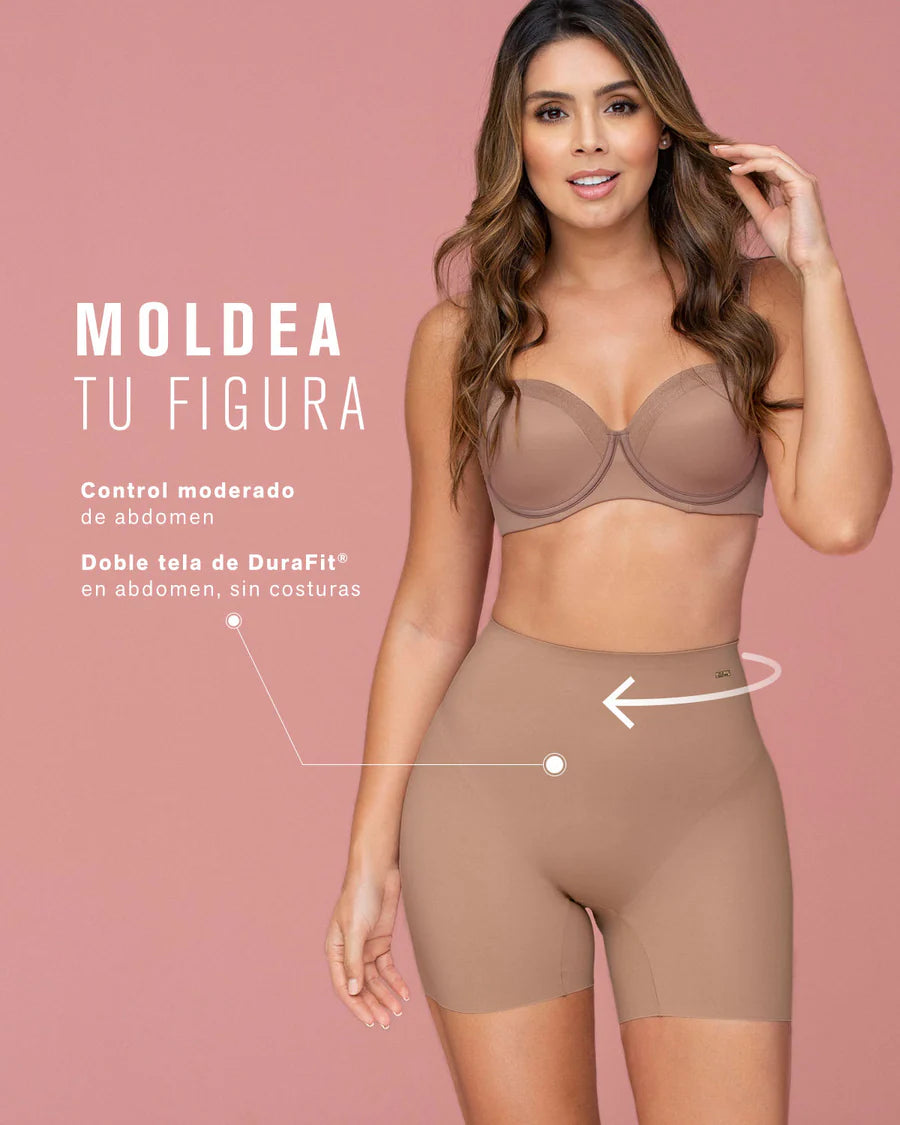 Faja pantalón invisible CON ALMOHADILLA EXTRAIBLE push up levanta glúteos Leonisa