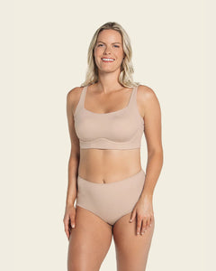 Braga faja invisible con control en abdomen Leonisa