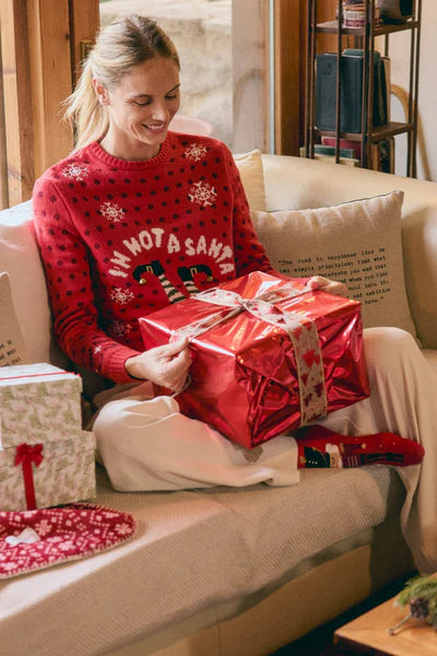 Jersey Navidad mujer "I´m not a Santa" YSABEL MORA