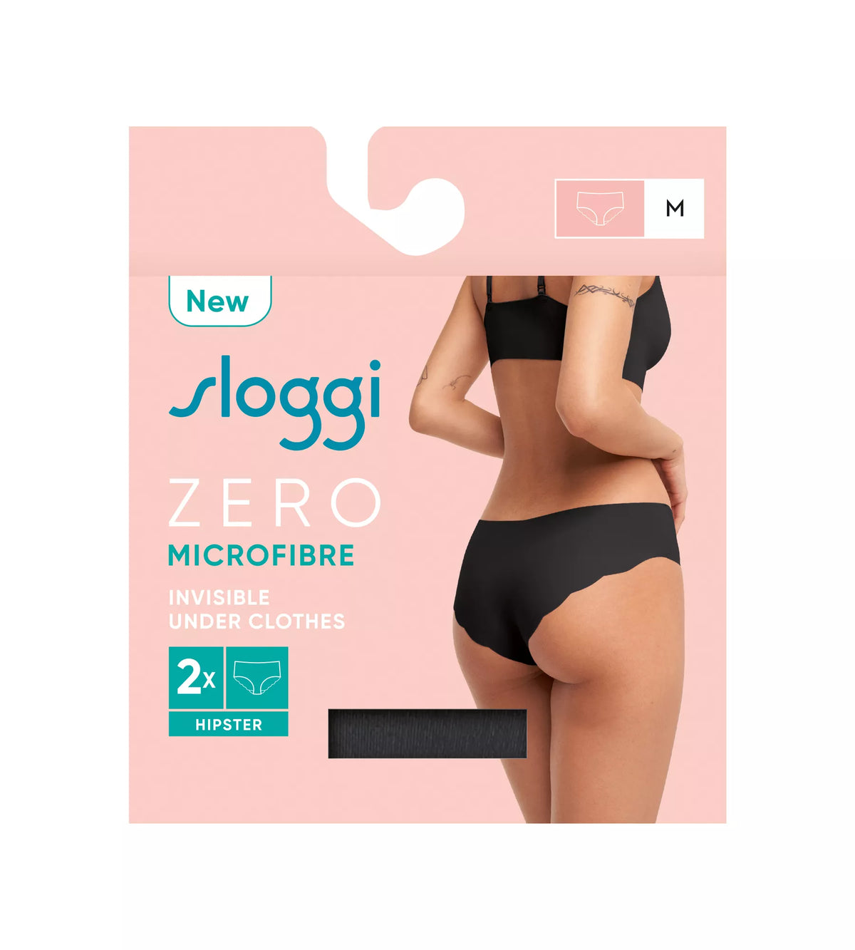 Pack 2 Bragas Hipster Sloggi ZERO Microfibre 2.0