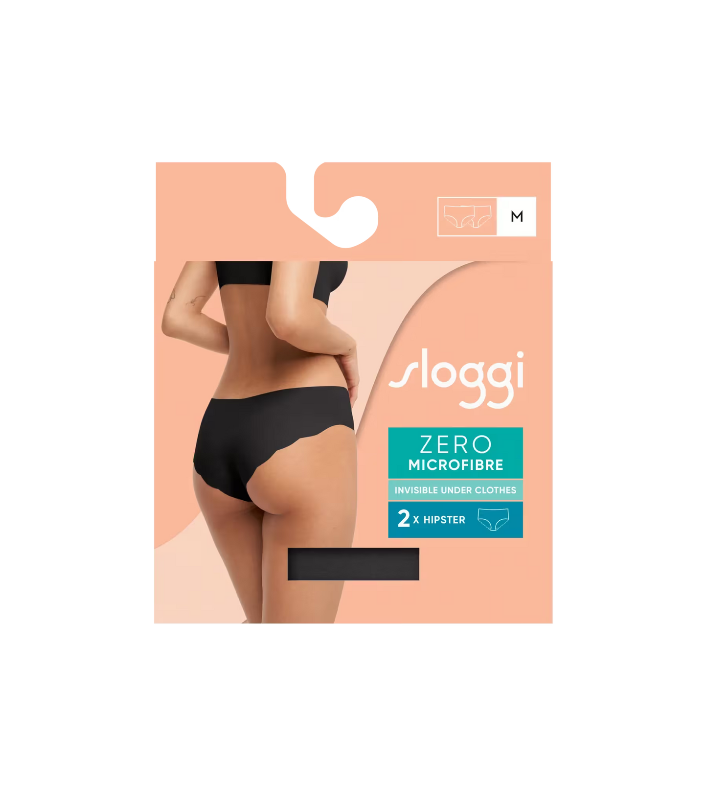 Pack 2 Bragas Hipster Sloggi ZERO Microfibre 2.0