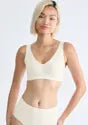 Bralette sin aros ni costuras ZERO Feel 2.0 marfil SLOGGI