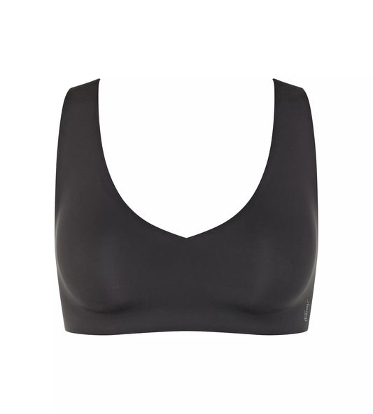 Bralette sin aros ni costuras ZERO Feel 2.0 negro SLOGGI