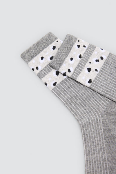 Pack 3 calcetines algodón mujer estampados YSABEL MORA