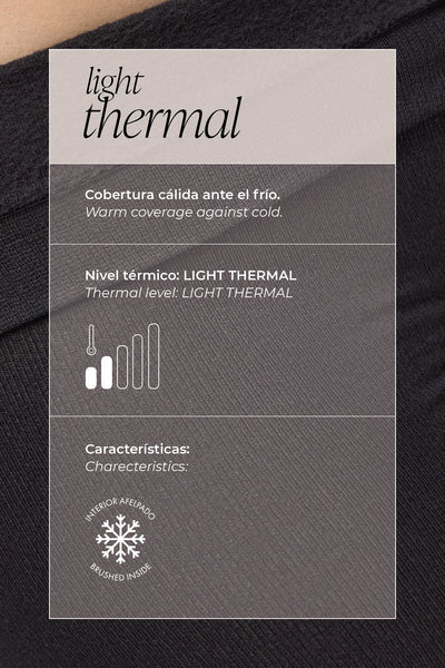 Panty térmico 140 deniers estampado lunares YSABEL MORA