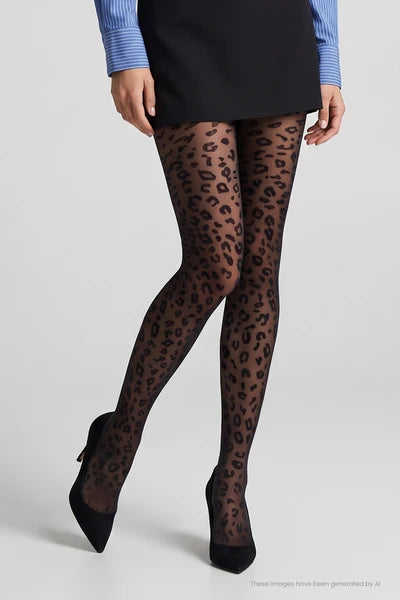 Panty 20 deniers print leopardo YSABEL MORA