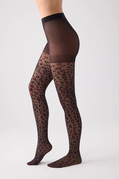 Panty 20 deniers print leopardo YSABEL MORA