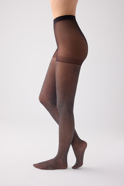 Panty mujer 20 deniers con brillo tipo glitter YSABEL MORA