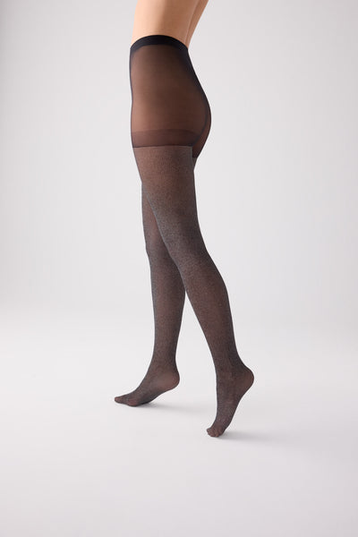 Panty mujer 20 deniers con brillo tipo glitter YSABEL MORA