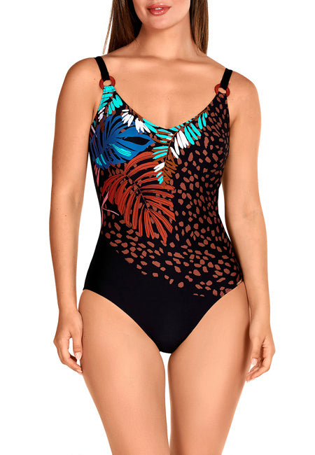 Bañador REDUCTOR línea SHAPE estampado Dolores Cortés