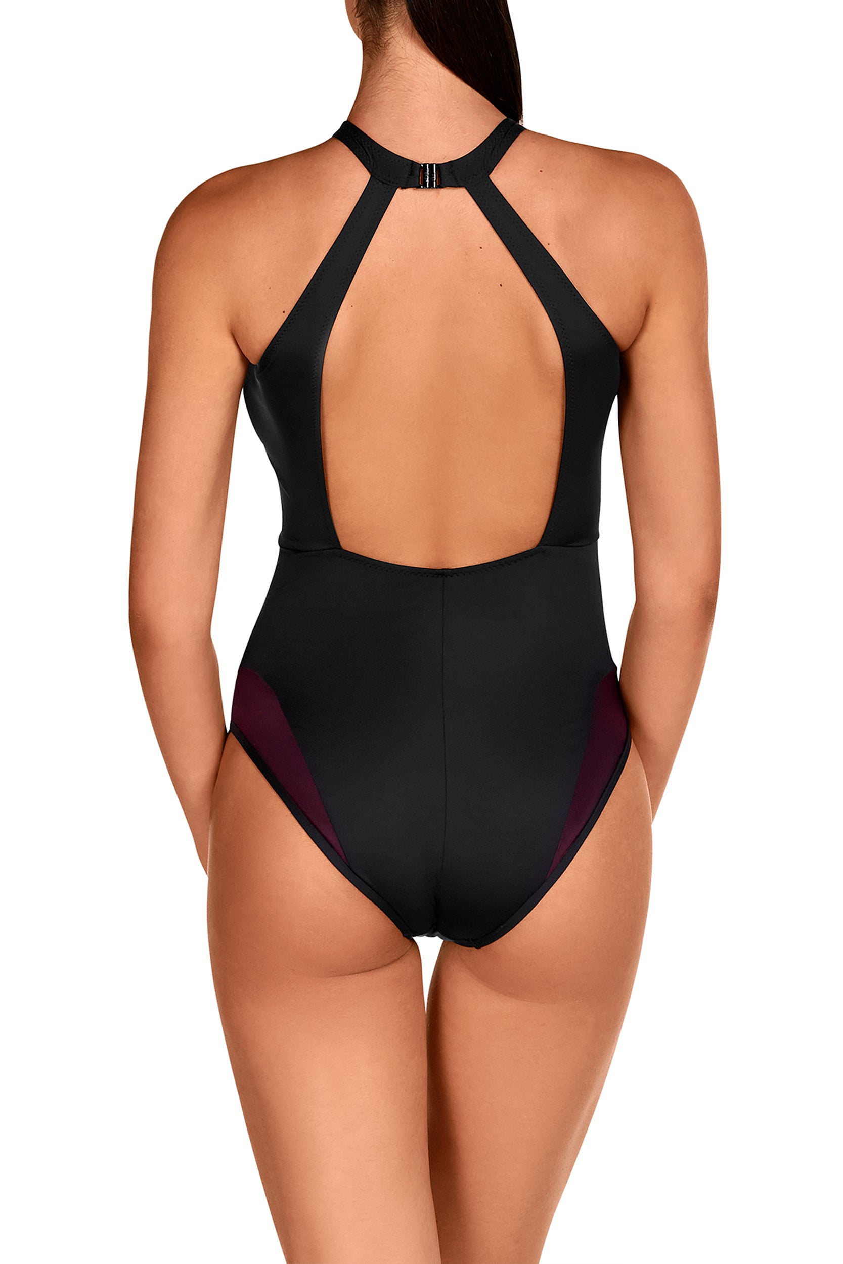 Bañador natación cuello halter Dolores Cortés