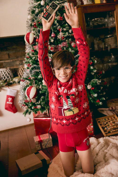 Bóxer infantil ALGODÓN colección Navidad YSABEL MORA